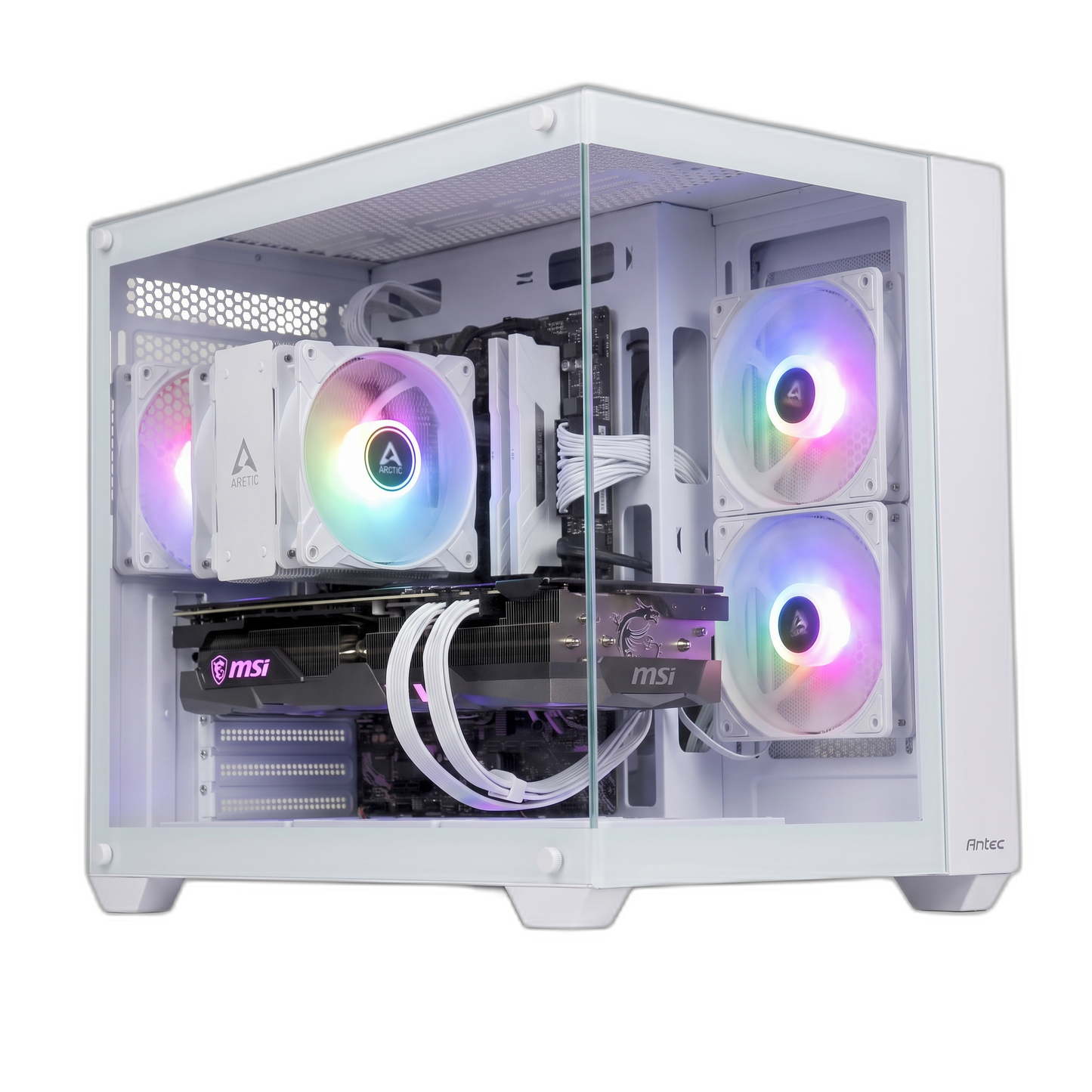 PCLAB PRO 7600X 16GB DDR5 RTX 5060 Ti — White