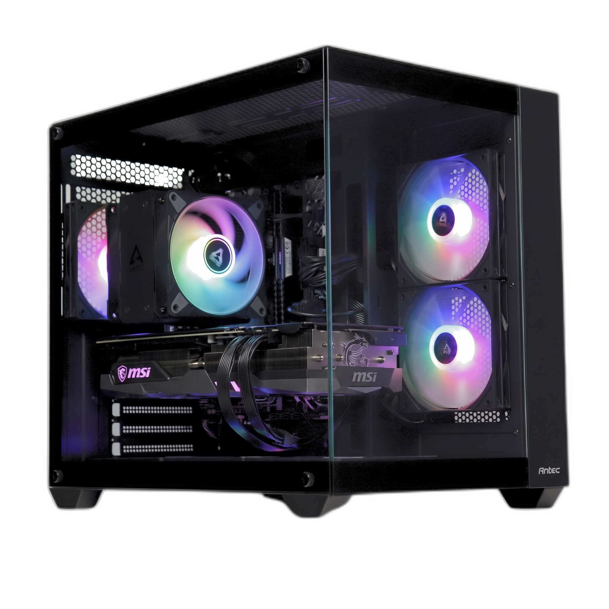 PCLAB PRO 7600X 16GB DDR5 RTX 5060 Ti — Black
