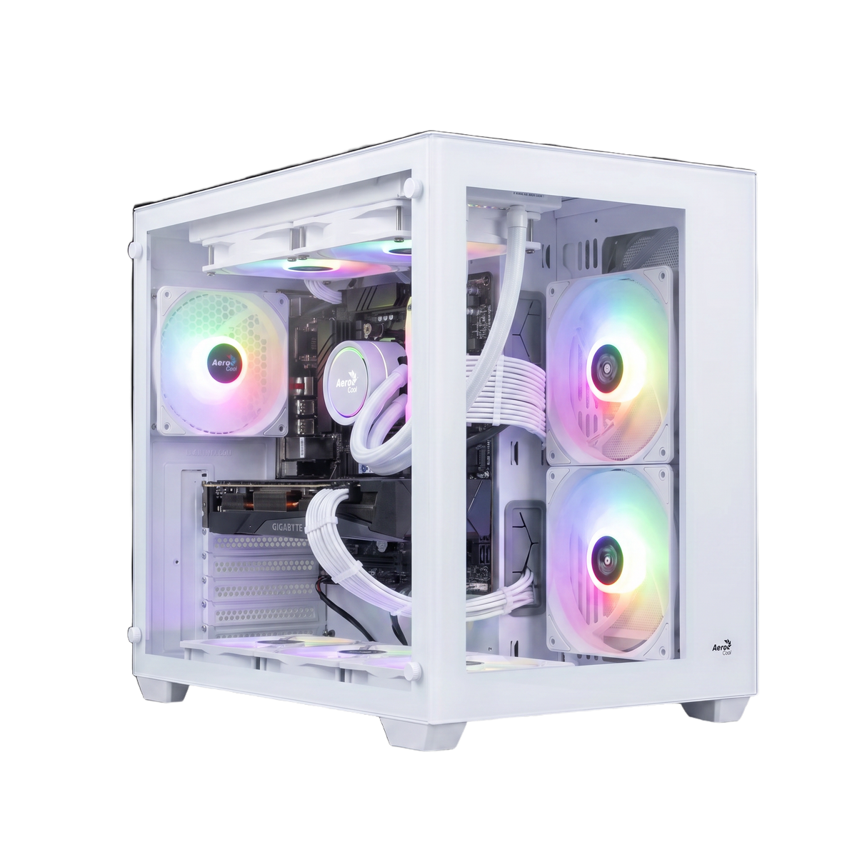 PCLAB CORE 5600 RTX 5060 — White colourway