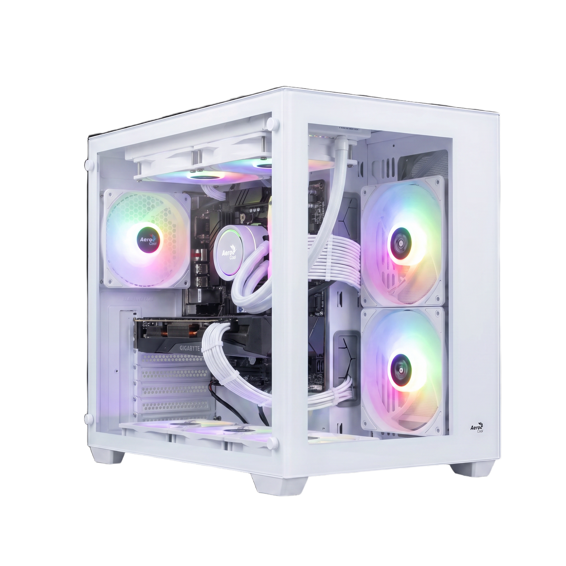 PCLAB CORE 5600 RTX 5060 — White colourway