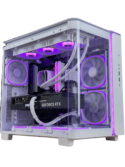 PCLAB ULTRA 7800X3D RTX 5080 — White colourway