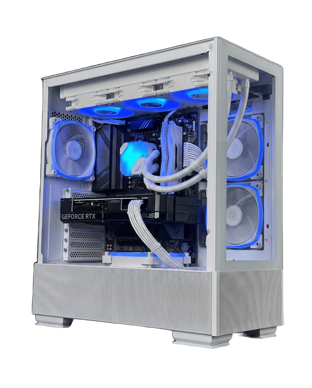 PCLAB PRO 5700X 32GB DDR4 RTX 5070 — White colourway