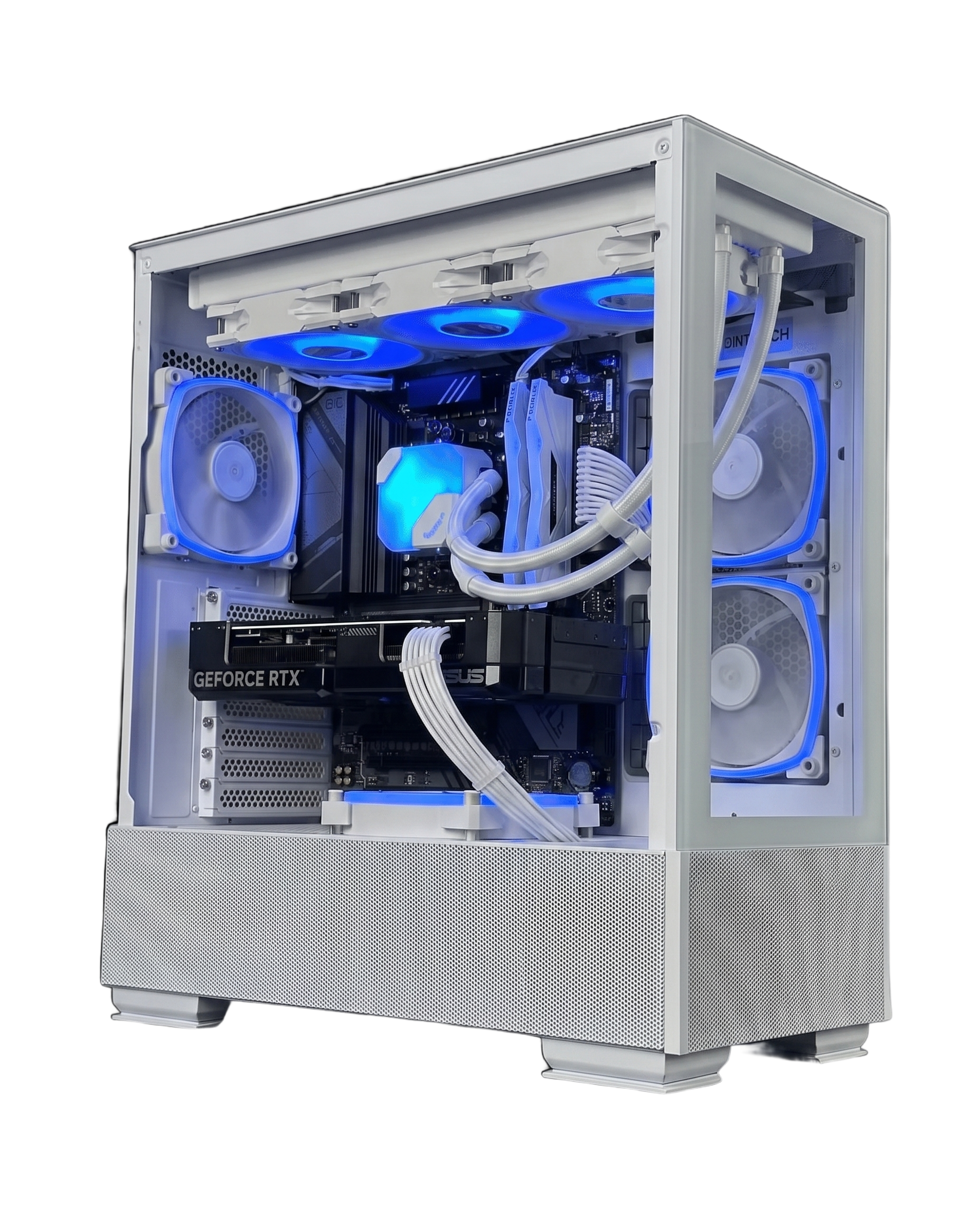 PCLAB PRO 5700X 32GB DDR4 RTX 5070 — White colourway