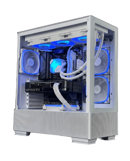 PCLAB PRO 5700X 32GB DDR4 RTX 5070 — White colourway