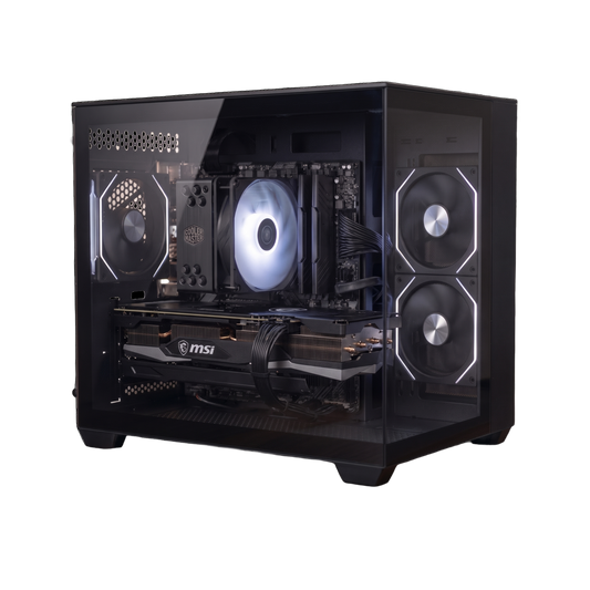 PCLAB PRO 7500F 16GB DDR5 RTX 5070 — White (transparent)